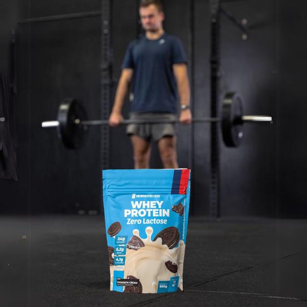Whey Zero Lactose 900g- New Nutrition Imagem de Whey Zero Lactose 900g- New Nutrition