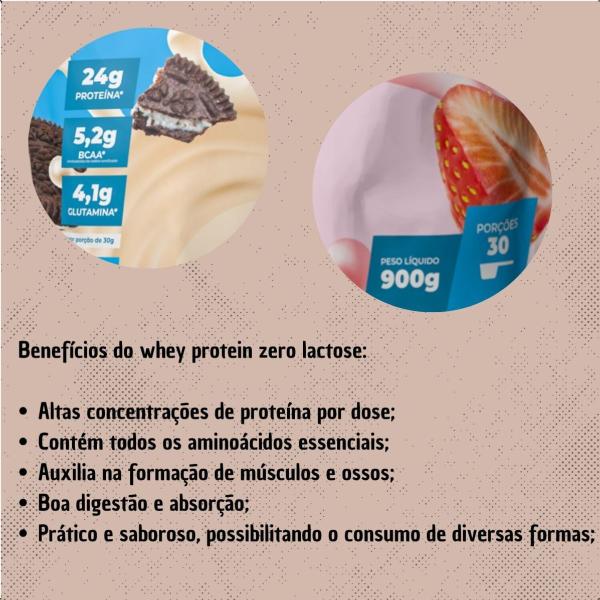 Whey Zero Lactose 900g- New Nutrition Imagem de Whey Zero Lactose 900g- New Nutrition