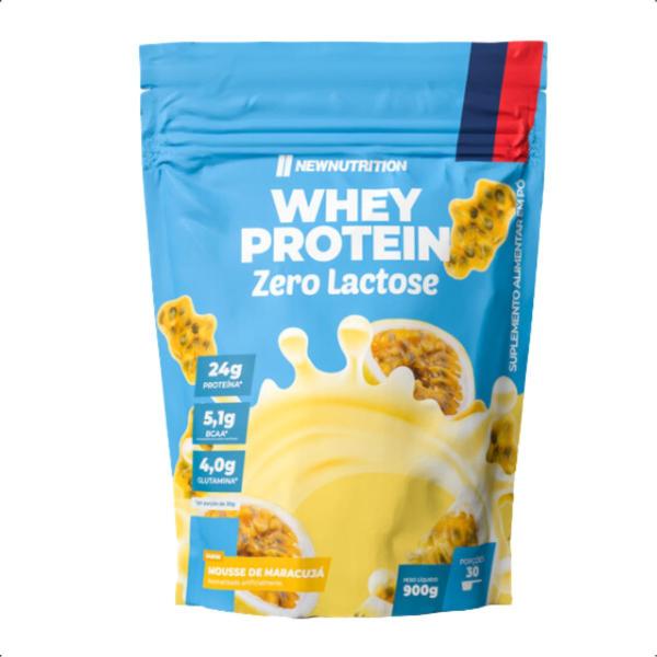 Whey Zero Lactose 900g- New Nutrition Imagem de Whey Zero Lactose 900g- New Nutrition