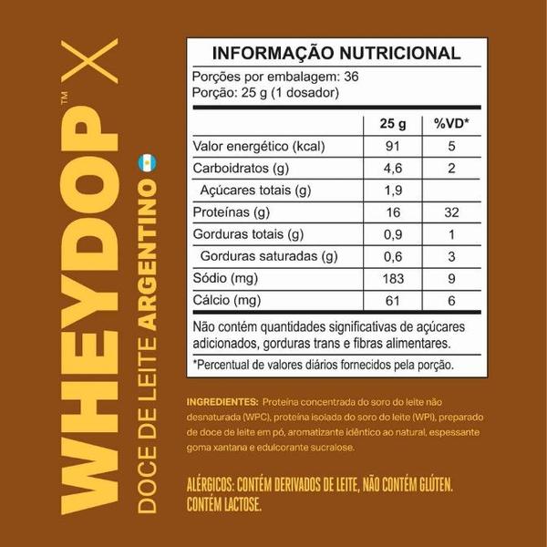 Imagem de Wheydop x doce de leite argentino 900g - elementopuro