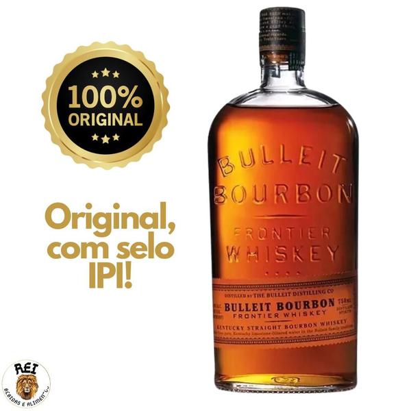 Imagem de Whisky Americano Bulleit Bourbon 750 Ml Com Selo Original