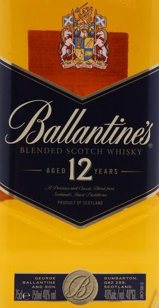 Imagem de Whisky Ballantines 12 Years 750Ml