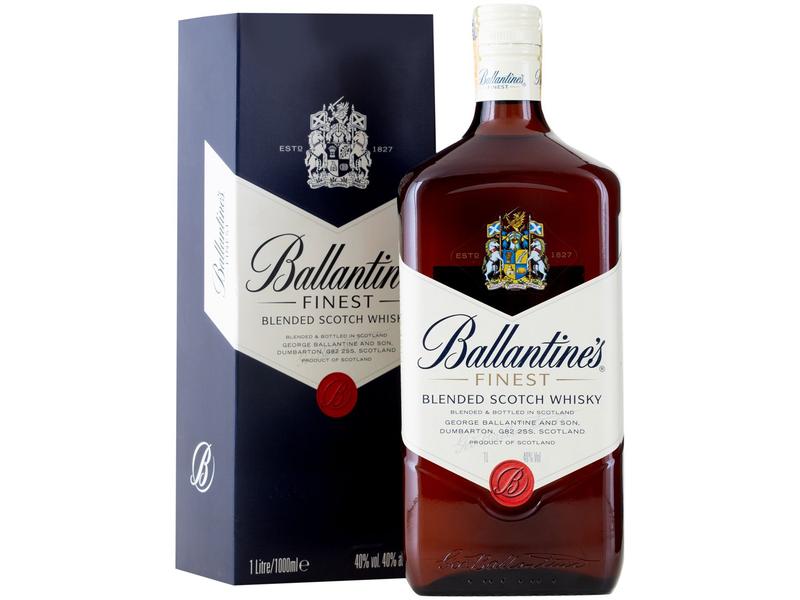 Whisky Ballantines Finest Blended EscocĂŞs 1L Whisky Ballantines Finest Blended EscocĂŞs 1L