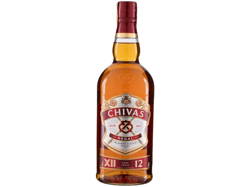 Whisky Blended Escocês Chivas Regal 12 anos 1L Whisky Blended Escocês Chivas Regal 12 anos 1L