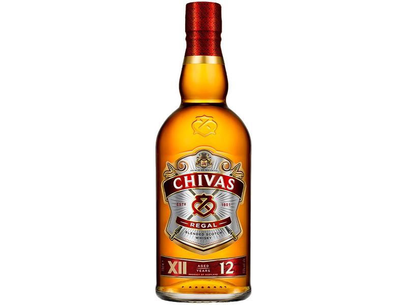 Whisky Blended Escocês Chivas Regal 12 anos 750ml Whisky Blended Escocês Chivas Regal 12 anos 750ml