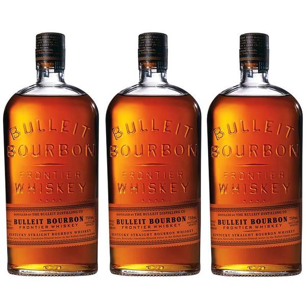 Imagem de Whisky Bulleit Bourbon 750ml 03 Unidades