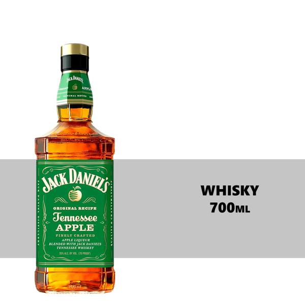 Imagem de Whisky de Maçã Verde Jack Daniel's Apple 700ml 12 Unidades