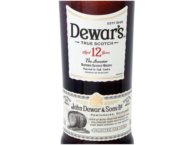 Imagem de Whisky Dewars 12 Anos Escocês 750ml