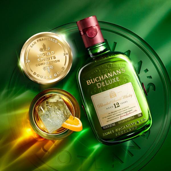 Imagem de Whisky Escocês Blended 12 Anos Buchanan's Deluxe 1000ml