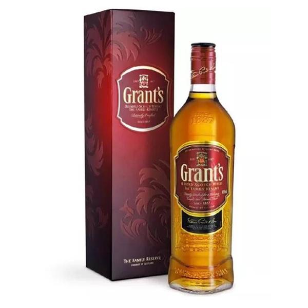Whisky Grants Family Reserve 1 Lt 03 Unidades - Grant's Imagem de Whisky Grants Family Reserve 1 Lt 03 Unidades