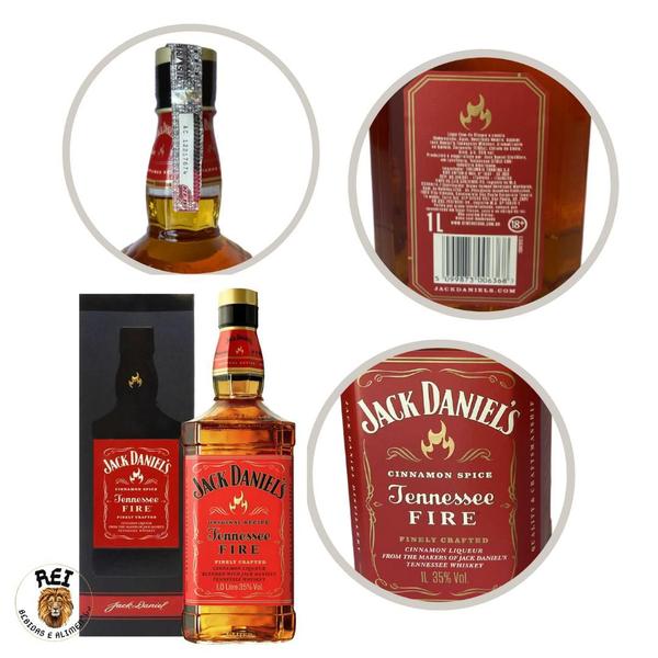 Imagem de Whisky Jack Daniel's Fire Original 1000 Ml Com Caixa E Selo Original