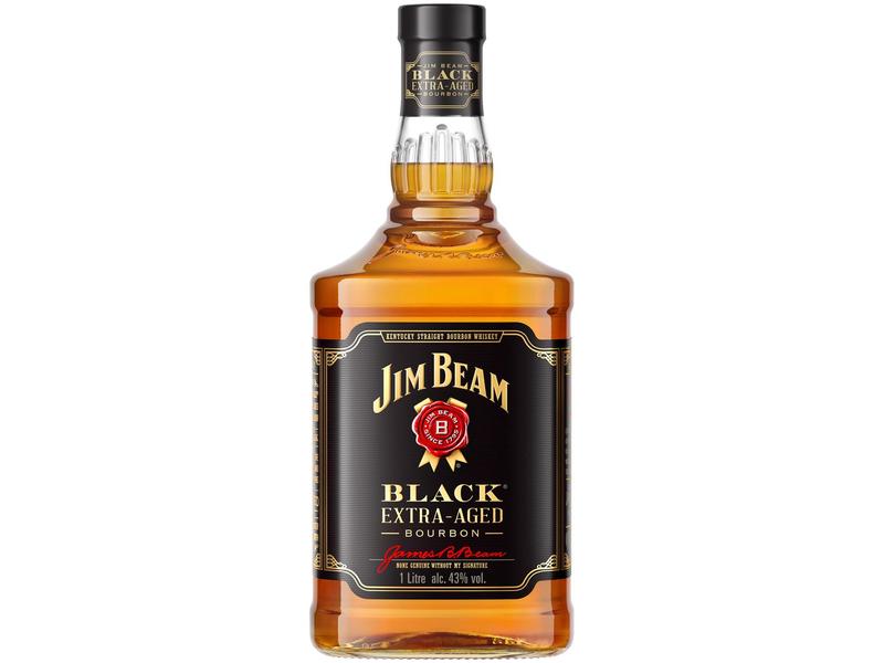 Whisky Jim Beam Black 6 anos Bourbon Americano - 1L Imagem de Whisky Jim Beam Black 6 anos Bourbon Americano