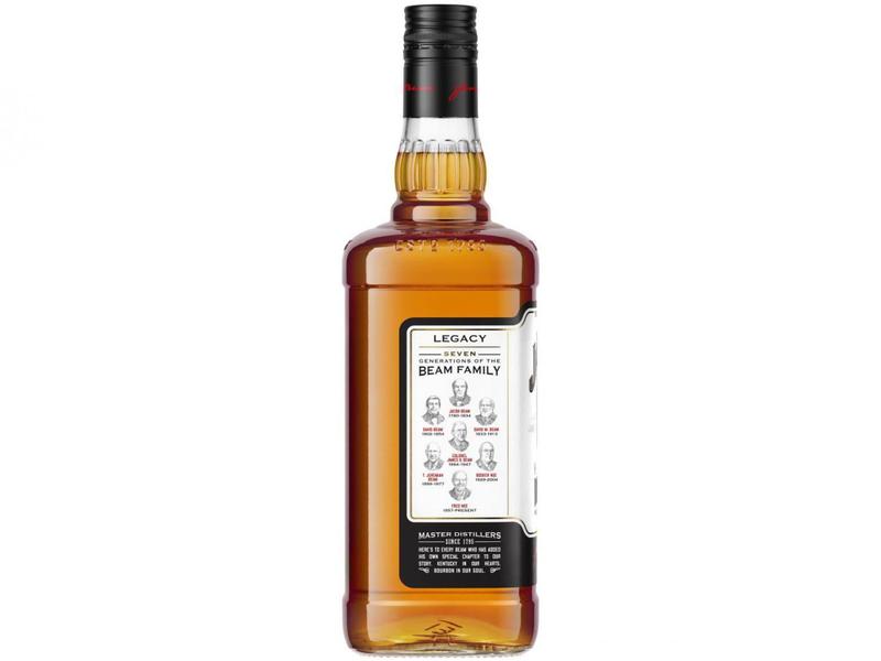 Imagem de Whisky Jim Beam White Bourbon 4 Anos Americano    - 1L