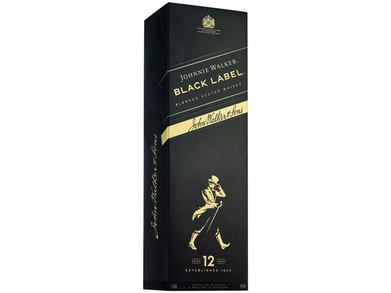 Imagem de Whisky Johnnie Walker Black Label Escocês 12 anos - 1L