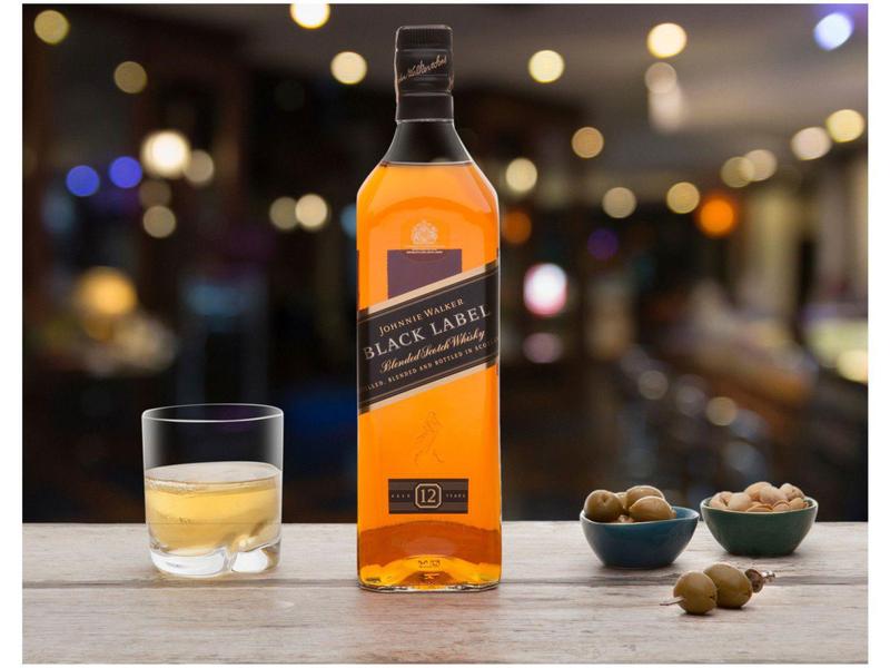 Imagem de Whisky Johnnie Walker Black Label Escocês 12 anos - 1L