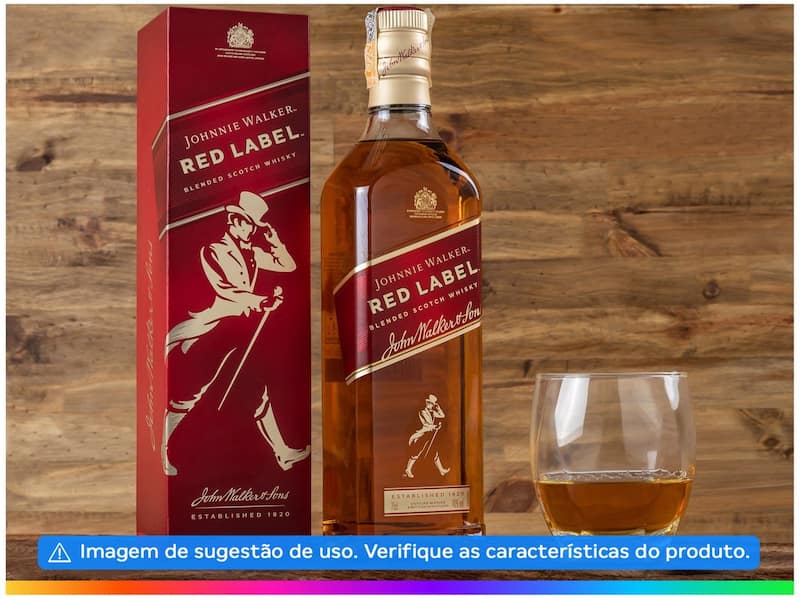 Johnnie Walker Red Label 1136ml・760ml Whisky Johnnie Walker Escocês Red Label - Whisky - Magazine Nimsay