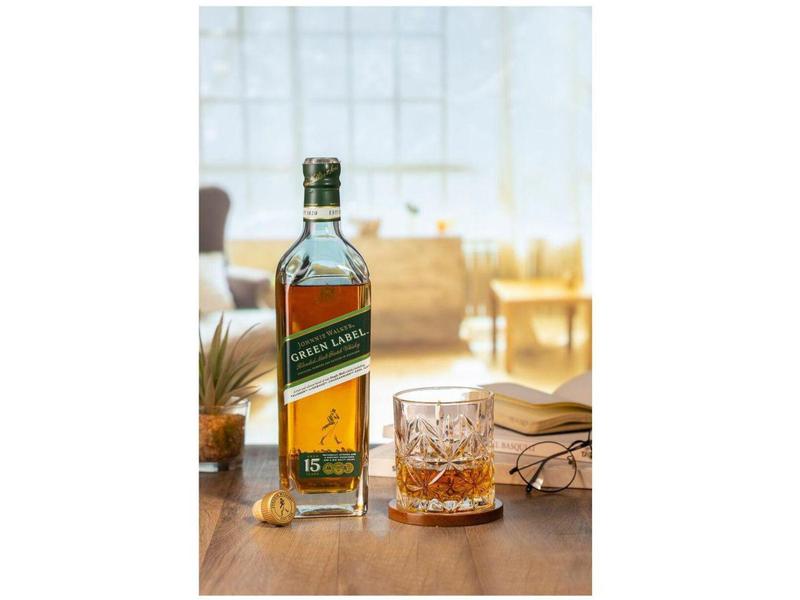 Imagem de Whisky Johnnie Walker Green Label Blended 15 Anos Escocês 750ml