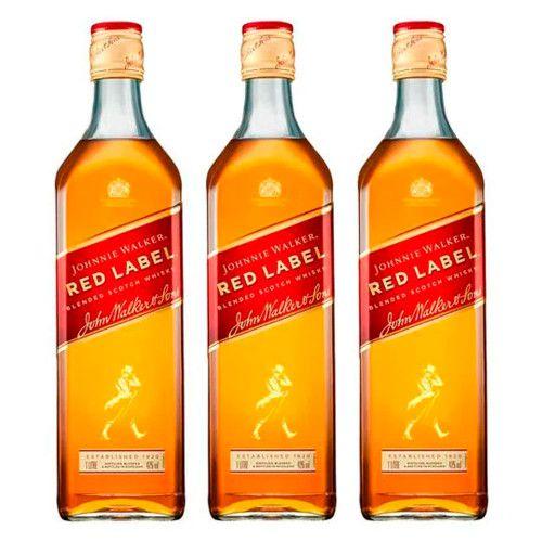 Whisky Johnnie Walker Red Label 1 Litro 3 Unidades - Sai R$67,99 cada 🥃 Whisky Johnnie Walker Red Label 1 Litro 3 Unidades - Sai R$67,99 cada 🥃