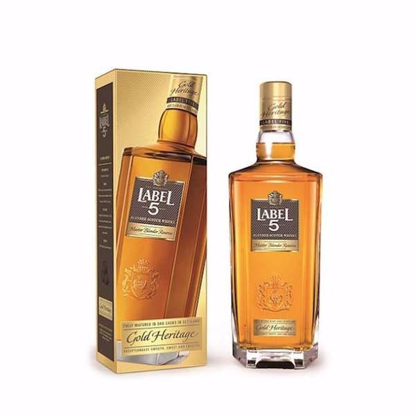 Imagem de Whisky label 5 gold heritage 750ml