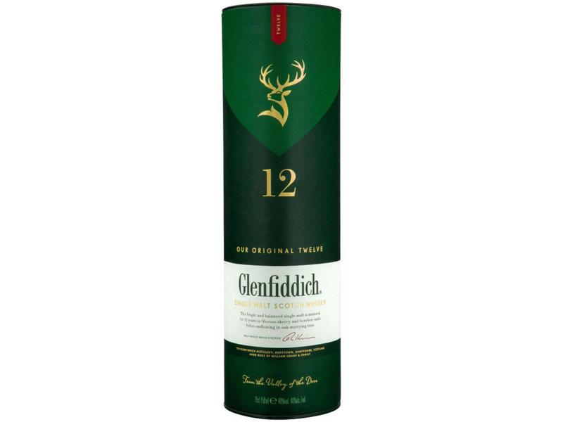 Imagem de Whisky William Grant Sons Glenfiddich Single Malt - Scotch 12 Anos 750ml