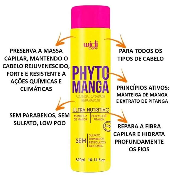 Imagem de Widi Care Phytomanga Shampoo Reparador 300ml