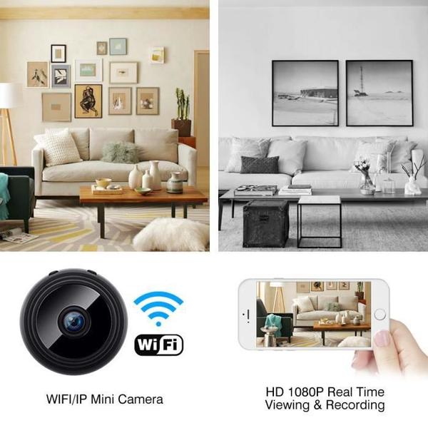 Imagem de WiFi Hidden HD 1080p Mini Camera Wireless Spy Night Vision Security Monitoring Camera Video Recorder