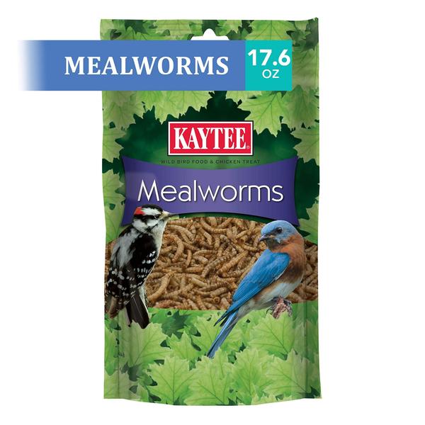 Imagem de Wild Bird Food Kaytee Mealworms 500ml para pássaros azuis e muito mais