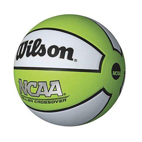 Imagem de WILSON NCAA Killer Crossover Basquete - Limão/Branco, Tamanho 5 - 27,5"