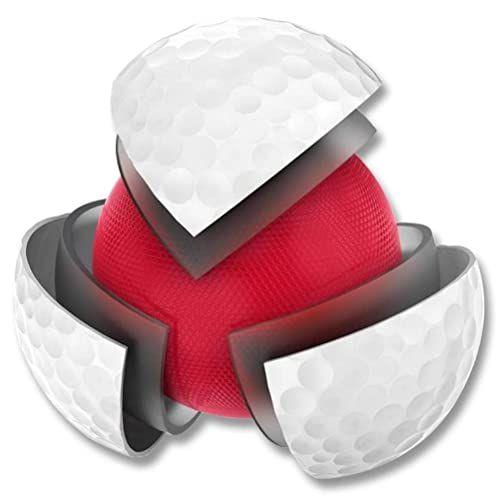 Imagem de WILSON Staff Triad Bola de Golfe - 12 Bolas, Branco