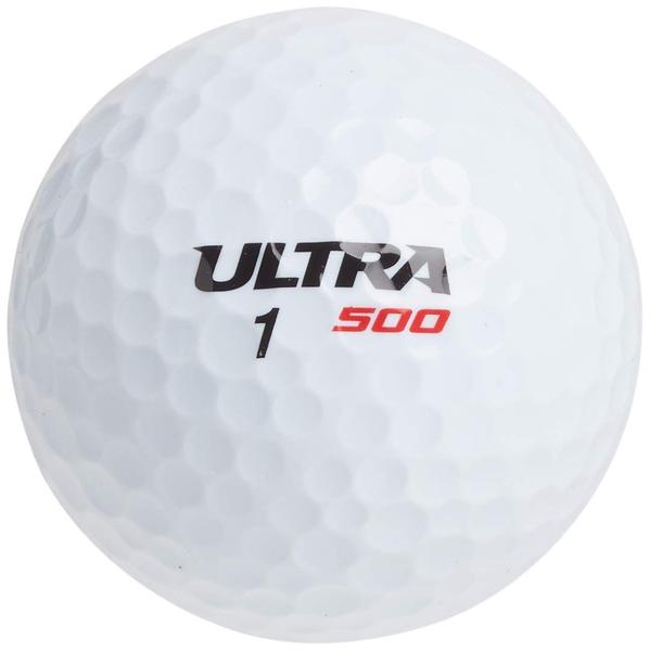 Imagem de Wilson Ultra 500 Bola de Golfe Reta (15-Pack), Branco