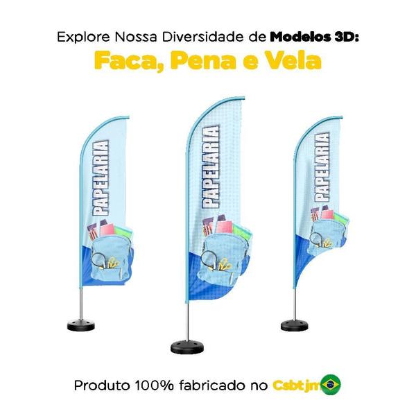 Wind Banner 3D Kit Completo Papelaria Dupla Face - Prime Decor Festas Imagem de Wind Banner 3D Kit Completo Papelaria Dupla Face