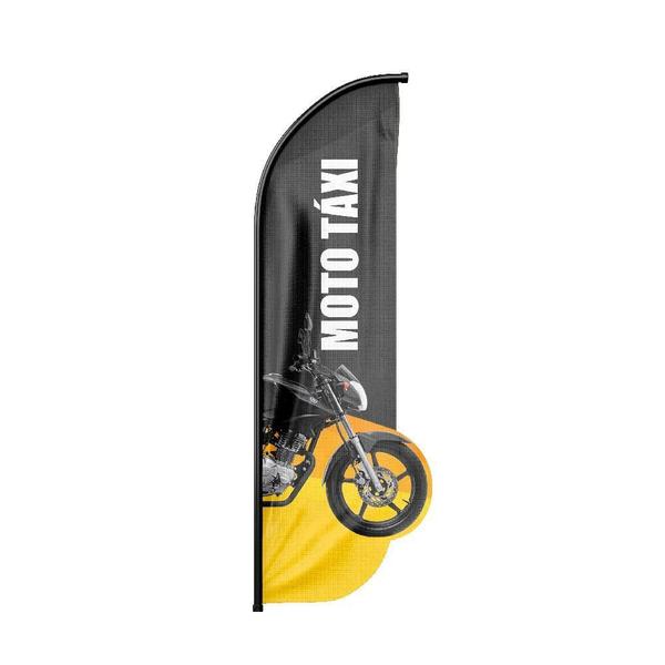 Wind Banner 3D Moto Táxi Dupla Face Somente Tecido 170X70Cm - Prime Decor Festas Imagem de Wind Banner 3D Moto Táxi Dupla Face Somente Tecido 170X70Cm