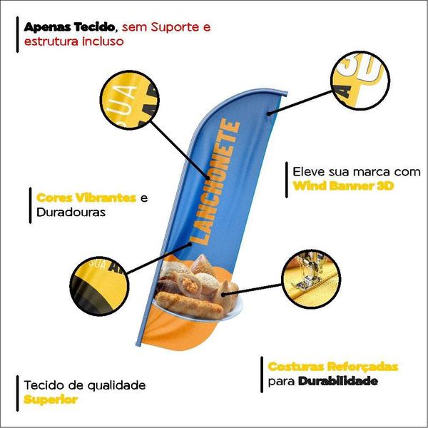 Wind Banner 3D Pena Dupla Face Somente Tecido 170X70Cm - Prime Decor Festas Imagem de Wind Banner 3D Pena Dupla Face Somente Tecido 170X70Cm