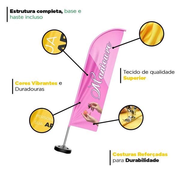 Wind Banner Grande Kit Completo Dupla Face Vários Modelos - Prime Decor Festas Imagem de Wind Banner Grande Kit Completo Dupla Face Vários Modelos