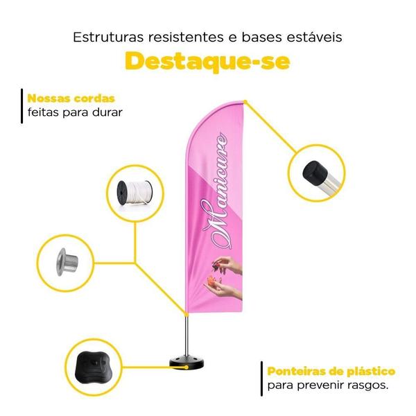Wind Banner Grande Kit Completo Dupla Face Vários Modelos - Prime Decor Festas Imagem de Wind Banner Grande Kit Completo Dupla Face Vários Modelos