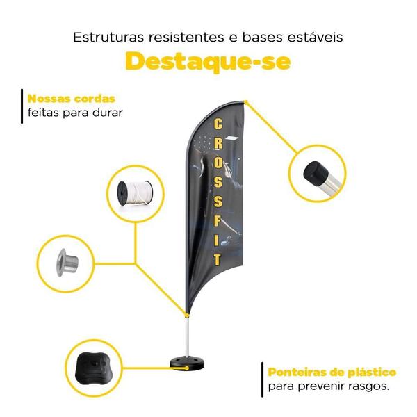 Wind Banner Grande Kit Completo Dupla Face Vários Modelos - Prime Decor Festas Imagem de Wind Banner Grande Kit Completo Dupla Face Vários Modelos