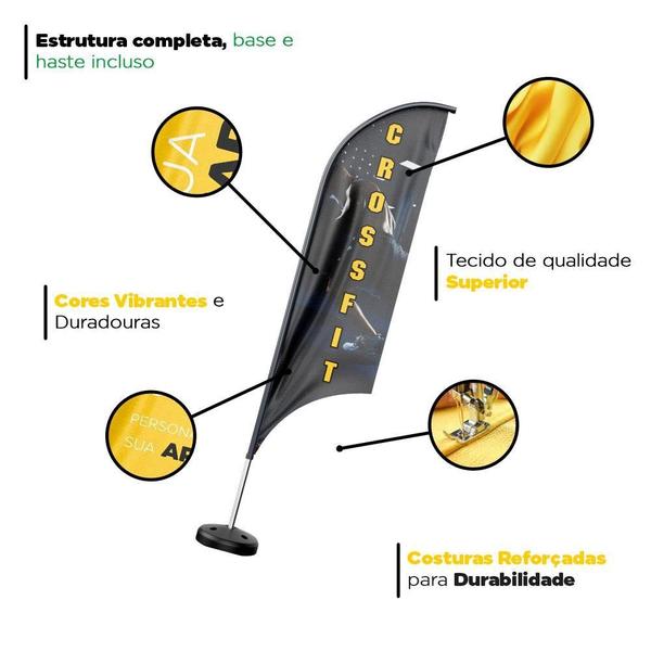 Wind Banner Grande Kit Completo Dupla Face Vários Modelos - Prime Decor Festas Imagem de Wind Banner Grande Kit Completo Dupla Face Vários Modelos