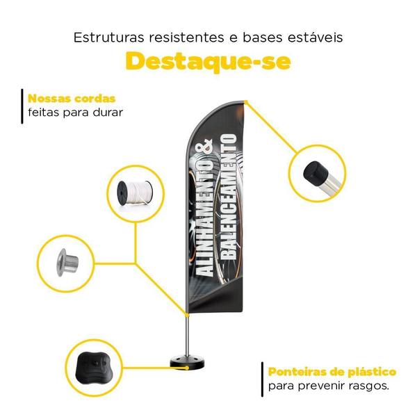 Imagem de Wind Banner Kit Completo Dupla Face Alinhamento