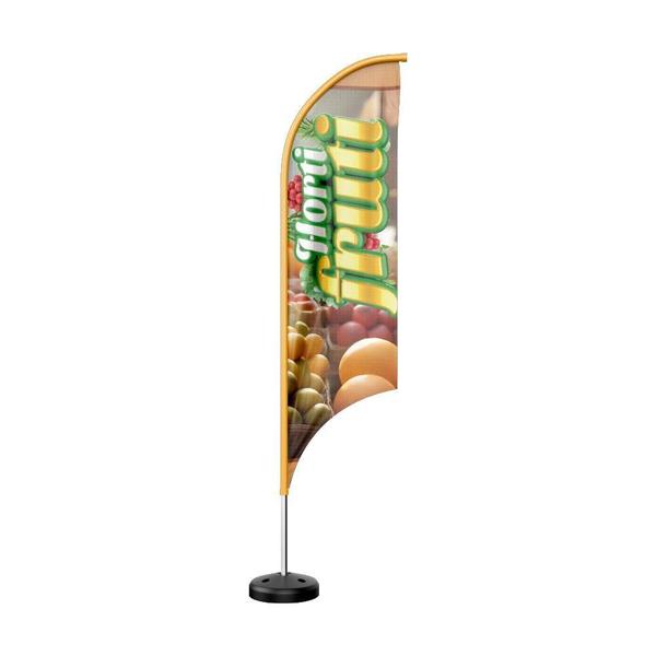 Imagem de Wind Banner Kit Completo Horti Fruti Dupla Face