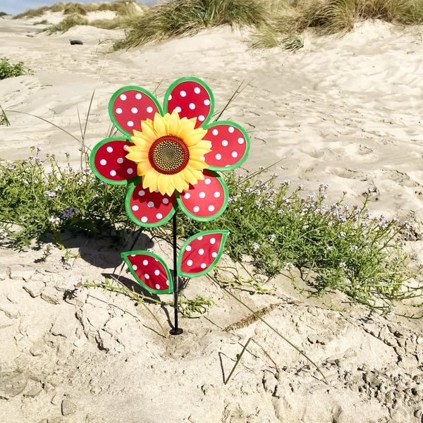 Imagem de Wind Spinner In the Breeze 2661 Polka Dot Girassol 30cm