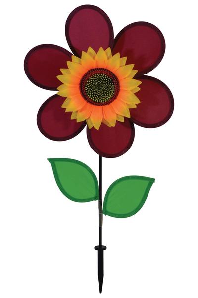 Imagem de Wind Spinner In the Breeze 2703 Burgundy Girassol 30cm