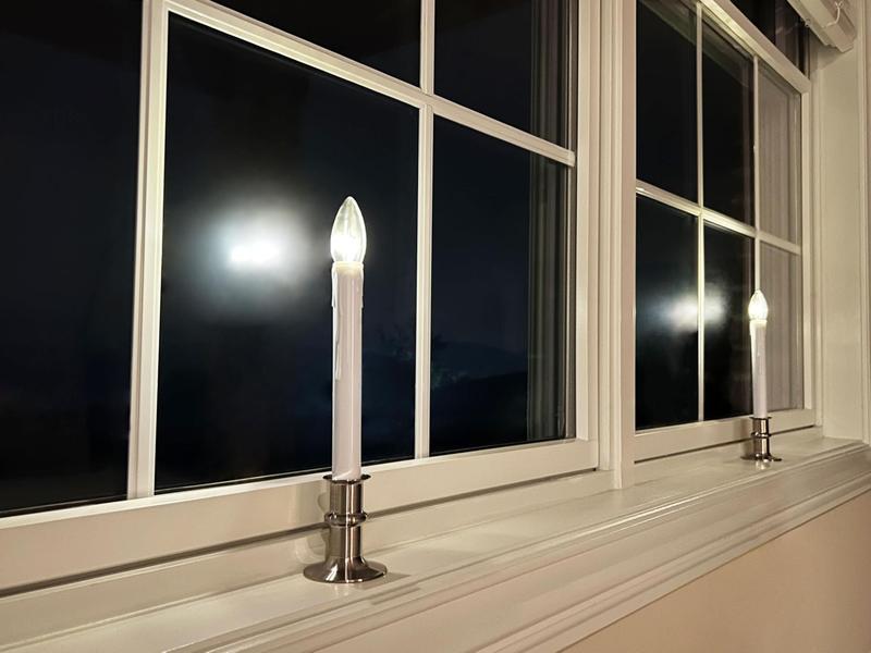 Imagem de Window Candles 612 Vermont LED ultrabrilhante com temporizador (pacote com 4)