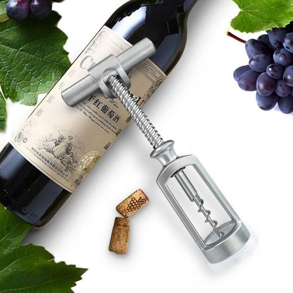 Imagem de Wine Creative Wine Opener Cork Open Manual Wine Removed Opener Wine Opener Wine Opener Facilmente Acessórios de Cozinha para uso doméstico Abridores