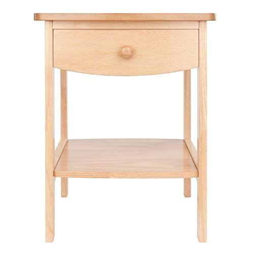 Imagem de Winsome 82218 Wood Claire Accent Table, Natural 18 polegadas