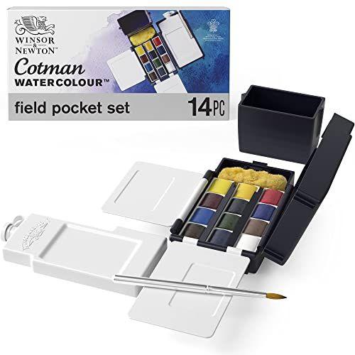 Imagem de Winsor & Newton Aquarelas Cotman 12 Cores