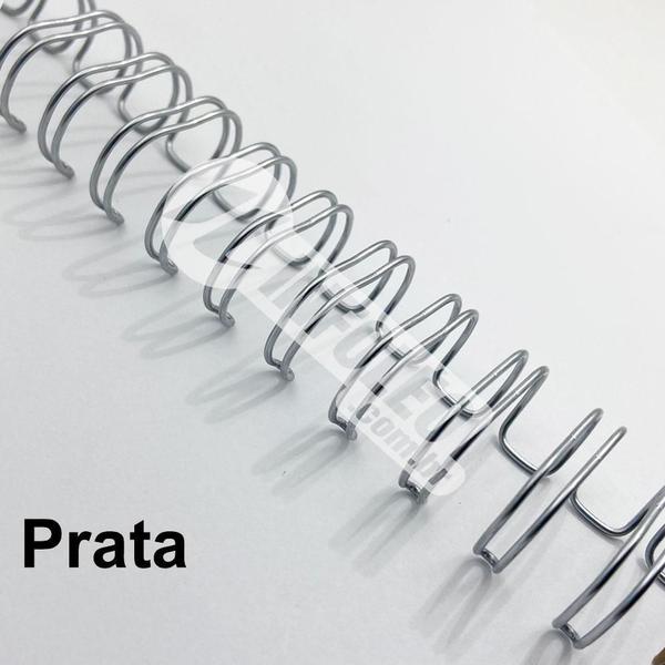 Imagem de Wire-O Espiral 5/8" Prata 2:1 23 anéis - 2 unidades