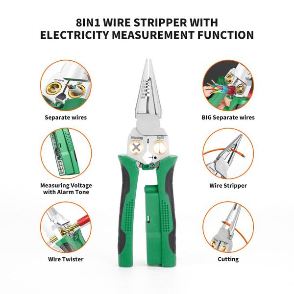 Imagem de Wire Stripper Twister com medição de eletricidade GADO