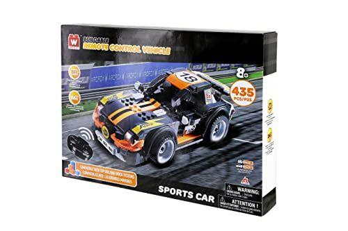 Imagem de Wise Block Radio Control RC Building Set - 2.4GHz - Carro Esportivo - Kit de 435 peças - Compatível com Lego e outras marcas líderes (US389054)