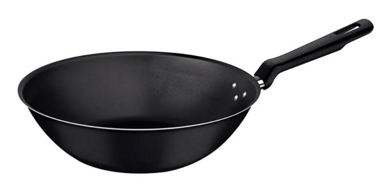 Imagem de Wok 28cm 3,6l loreto grafite - aluminio com revestimetno antiaderente - Tramontina