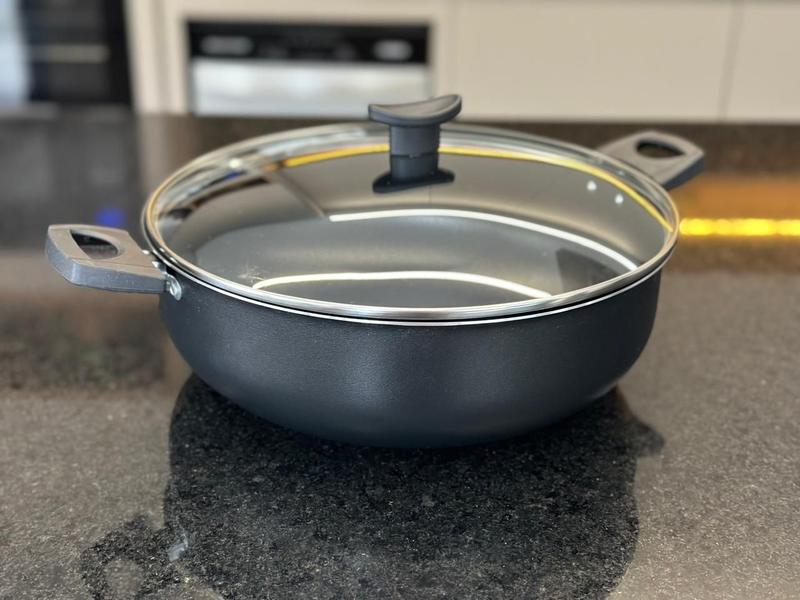 Wok 30 Frigideira Grande Paella Caçarola Teflon Antiaderente - Panelas Imperial Wok 30 Frigideira Grande Paella Caçarola Teflon Antiaderente - Panelas Imperial